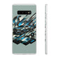 High-Speed Elegance: Sleek Futurism Car-Themed Handy - Cover