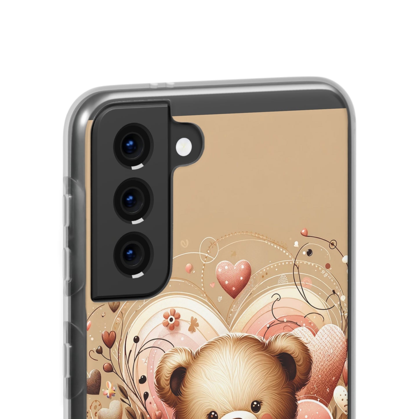 Herzenswärme: Niedlicher Teddybär mit Liebe Handy-Cover   -für verliebte und die es werden möchten