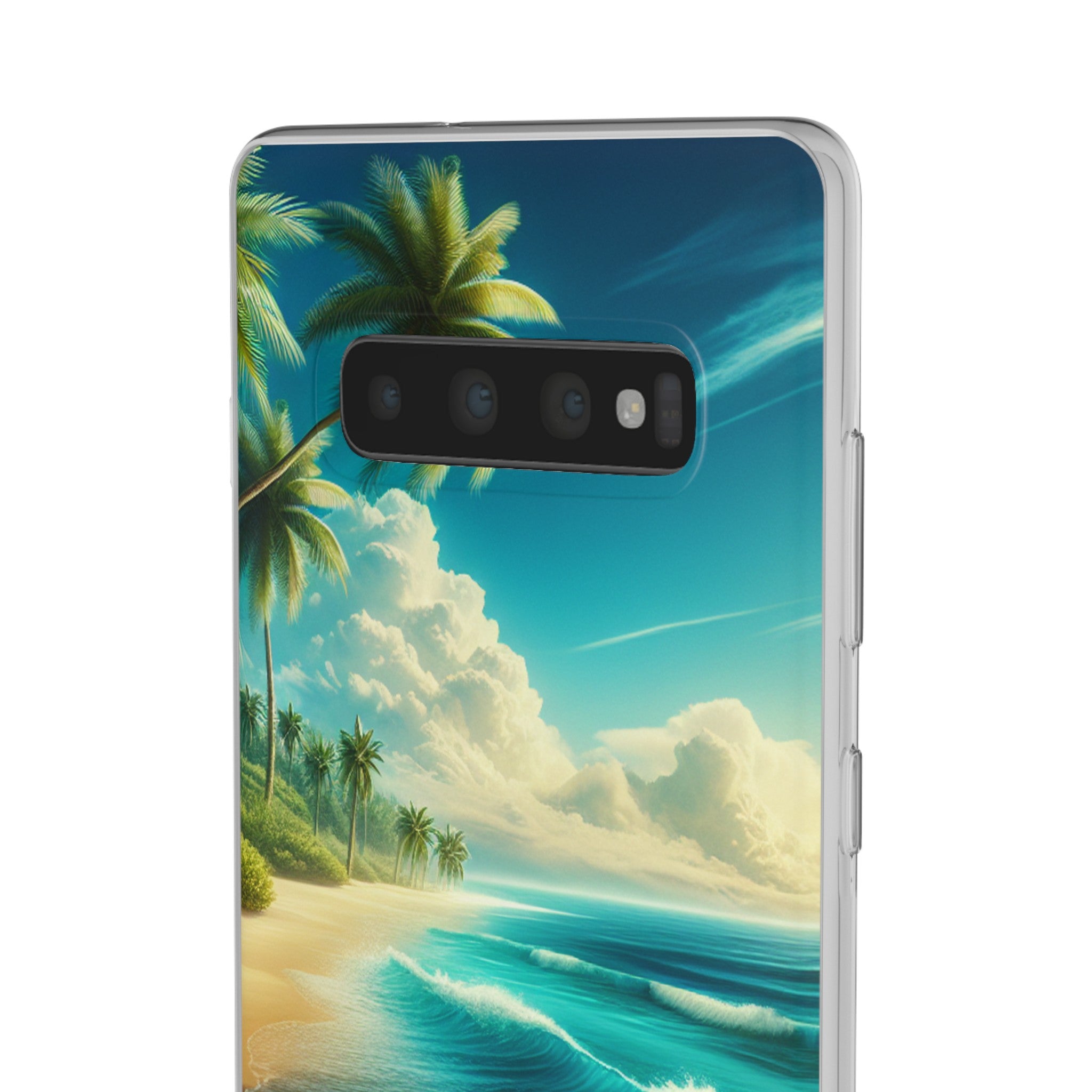 Strandparadies Handy Cover - Für iPhone & Samsung, Tauche ein in die Wellen - Die Inspiration für einen baldigen Urlaub