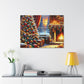 Christmas is coming von "Sebastian Delacroix"   -Canvas -Wandgemälde