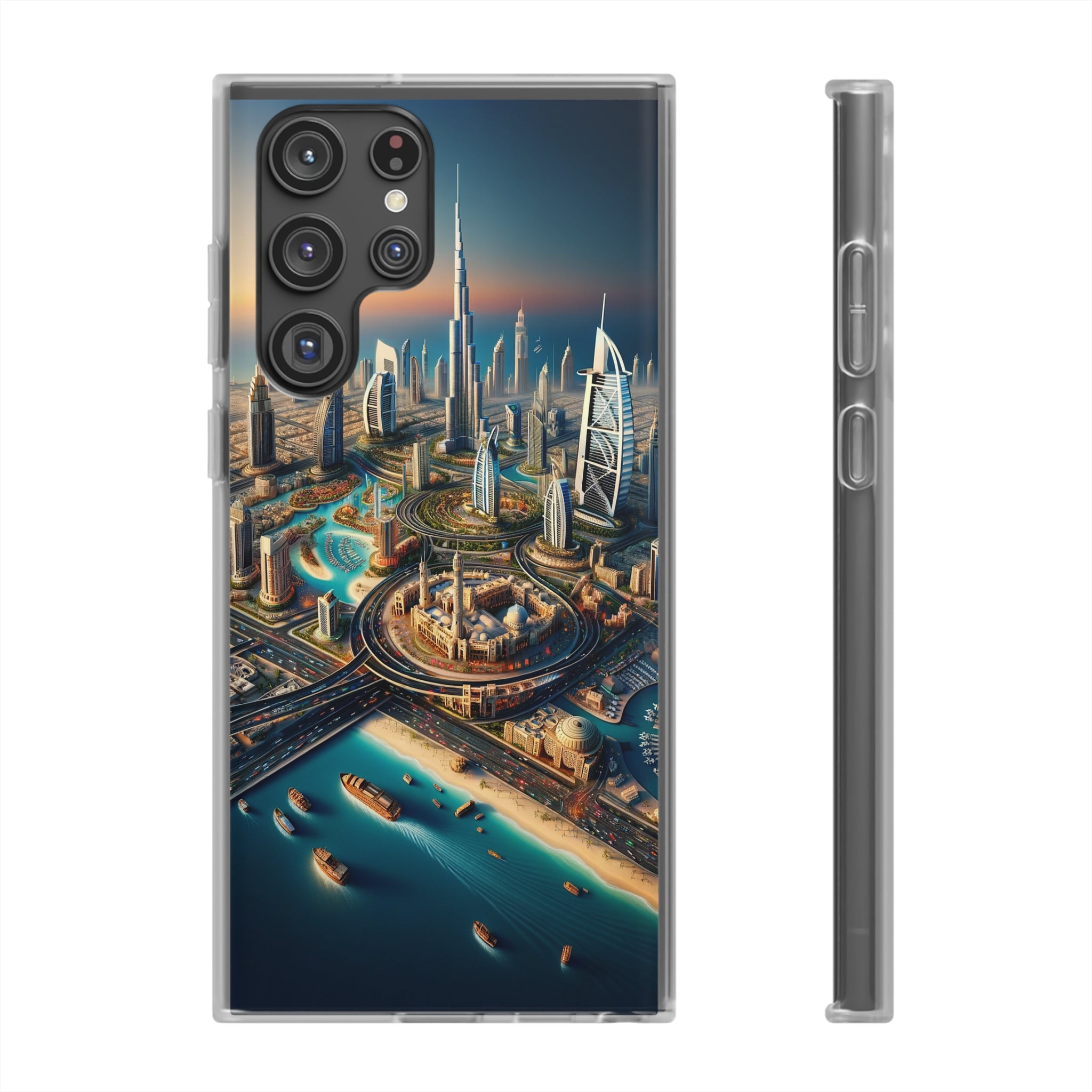 Dubai Dreams: Dein Handy-Cover in luxuriösem Glanz mit dem Design der Wahrzeichen Dubais wie z.B. Burj Khalifa oder dem Burj al Arab!