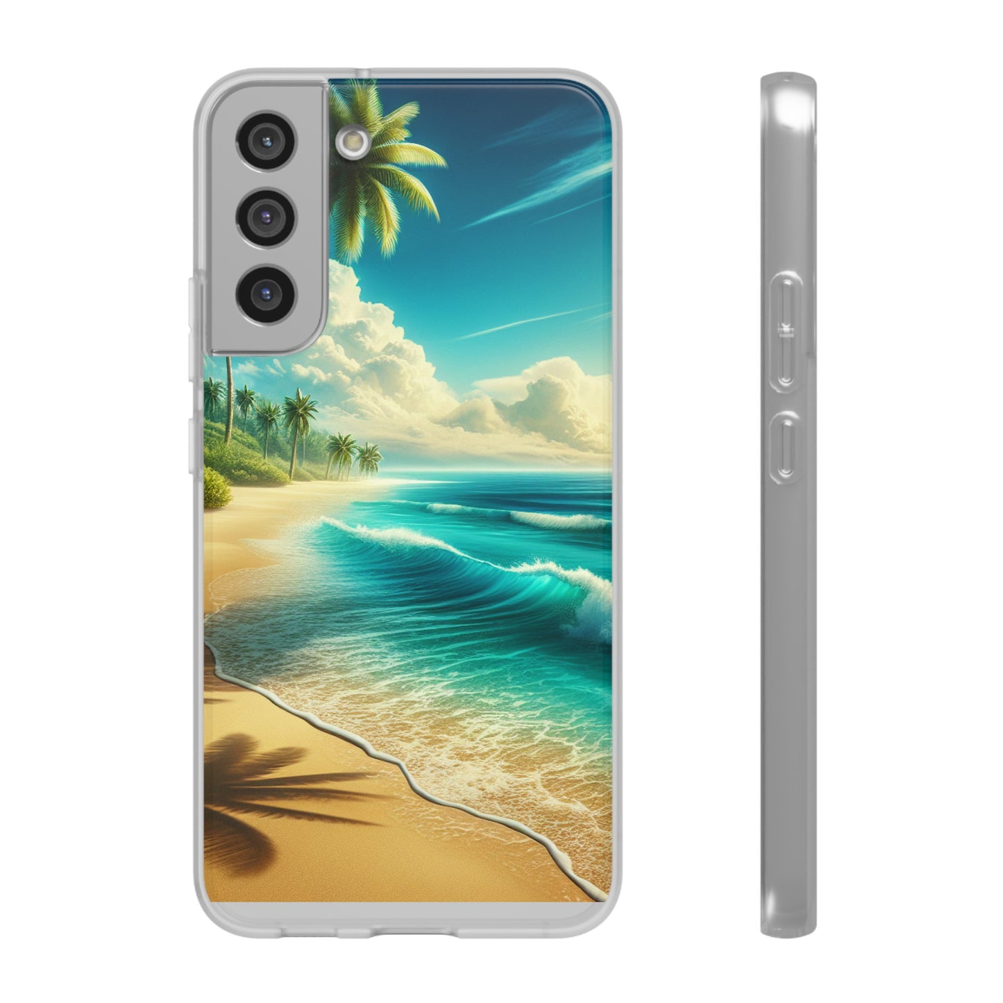 Strandparadies Handy Cover - Für iPhone & Samsung, Tauche ein in die Wellen - Die Inspiration für einen baldigen Urlaub