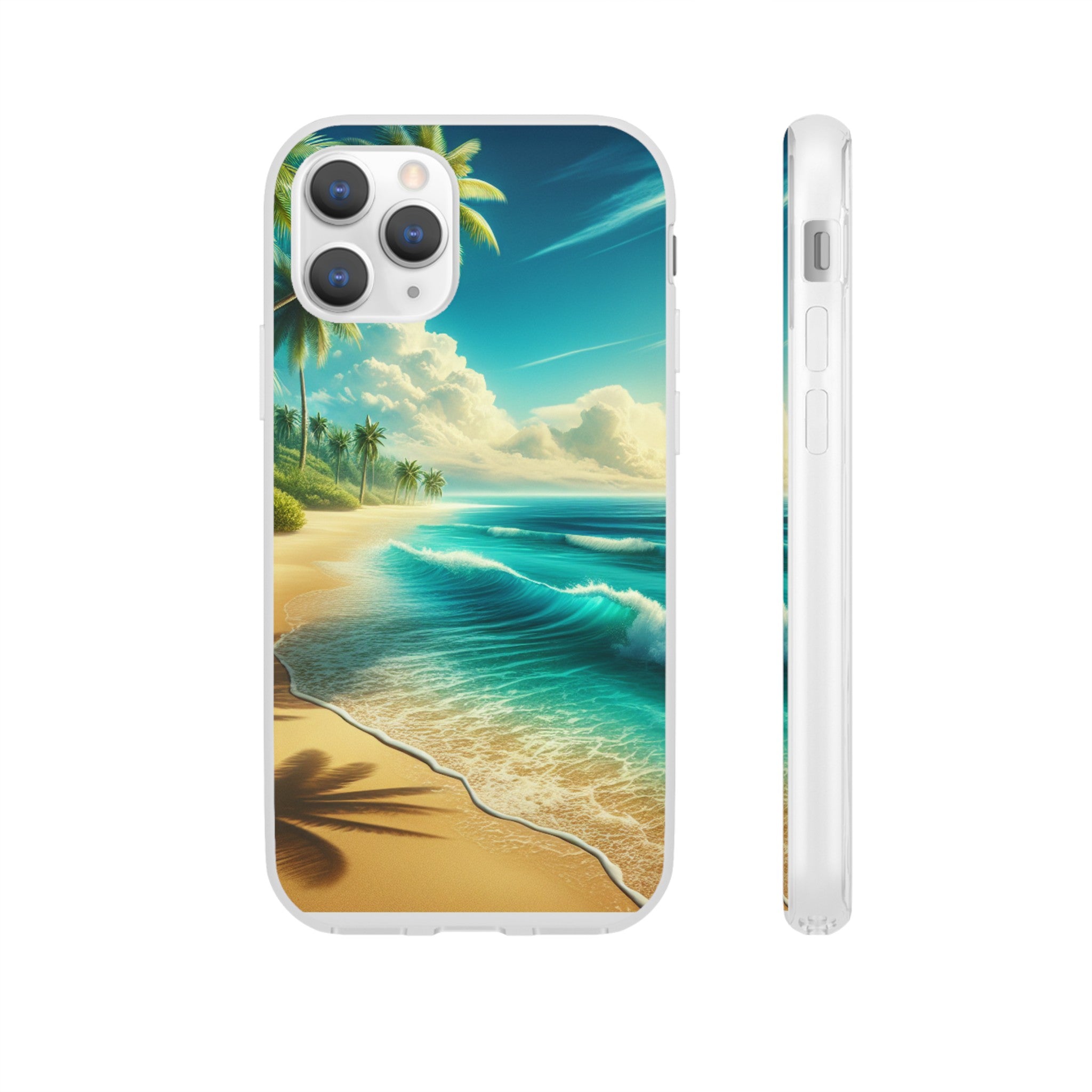 Strandparadies Handy Cover - Für iPhone & Samsung, Tauche ein in die Wellen - Die Inspiration für einen baldigen Urlaub