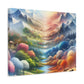Wald und Berg von Evangeline Fairhurst      -Canvas   -Wandgemälde