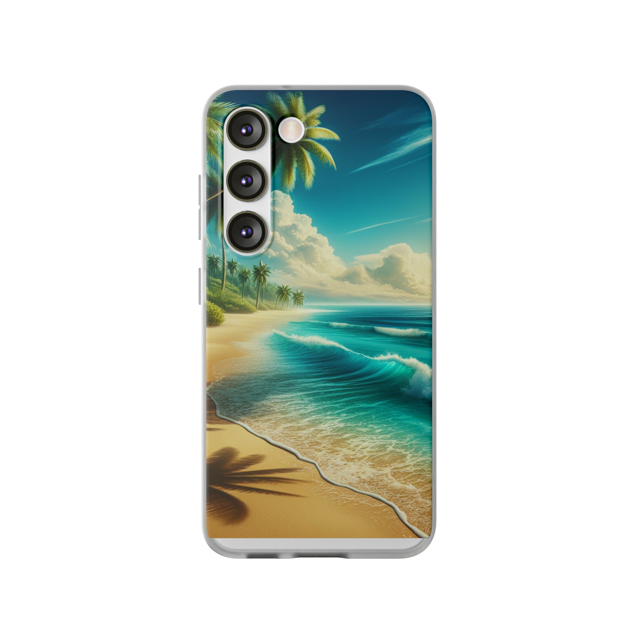 Strandparadies Handy Cover - Für iPhone & Samsung, Tauche ein in die Wellen - Die Inspiration für einen baldigen Urlaub