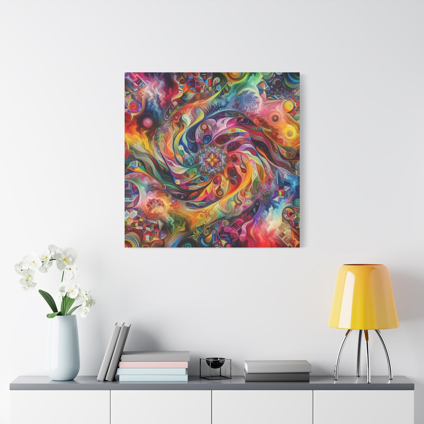 Bunte Spirale von Alabaster Fenton Fields    -Canvas -Wandgemälde