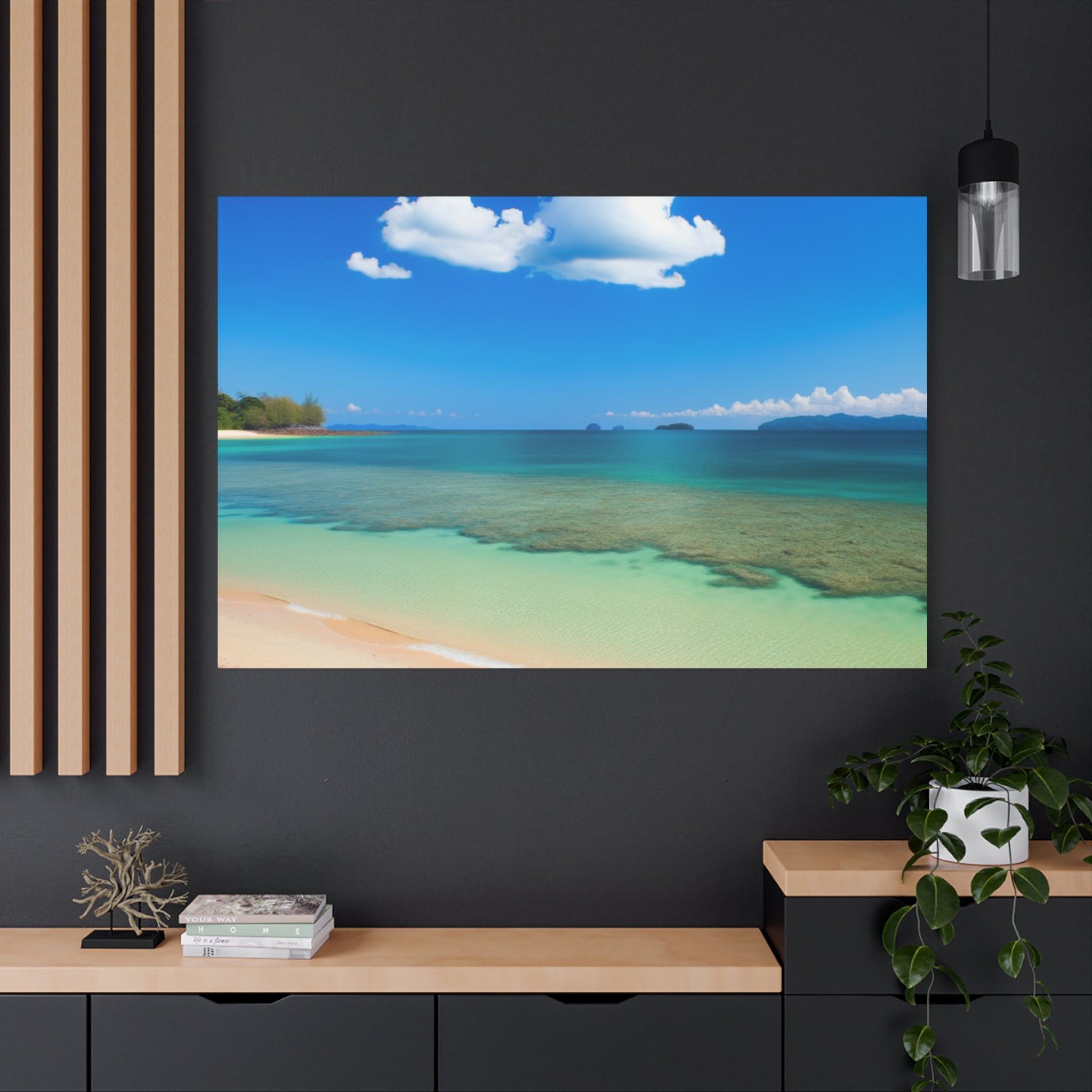 Entdecke die Schönheit Thailands: Atemberaubende Strand- und Meereslandschaften für Dein Zuhause           - Canvas  - Wandbild