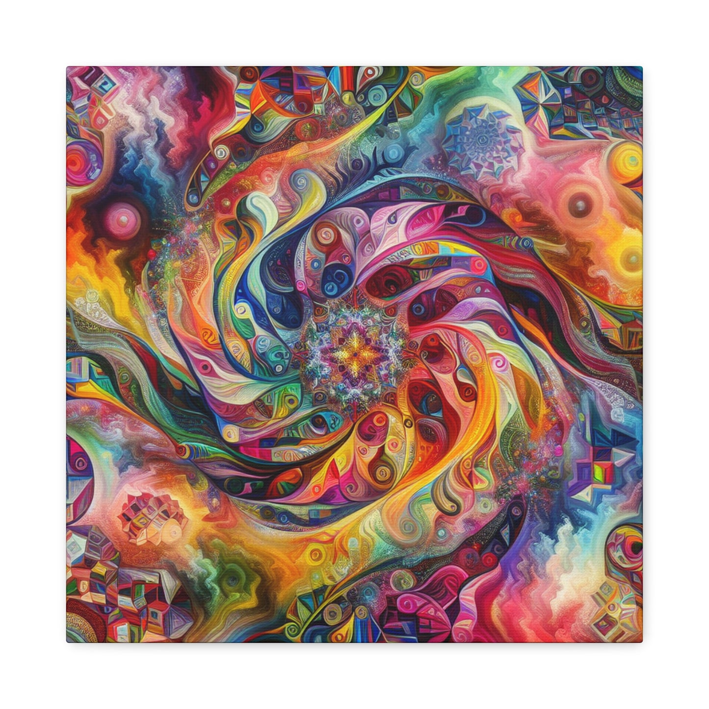 Bunte Spirale von Alabaster Fenton Fields    -Canvas -Wandgemälde