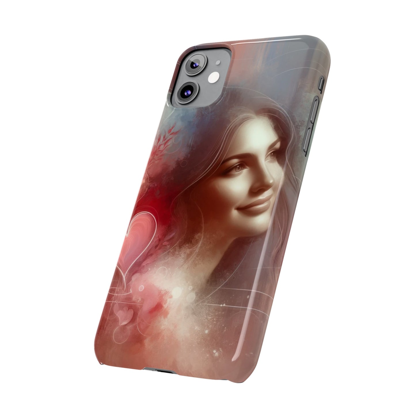 Herzensflüstern: Verzauberte Liebesmuse Handy - Cover - eine verliebte Frau