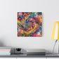 Bunte Spirale von Alabaster Fenton Fields    -Canvas -Wandgemälde