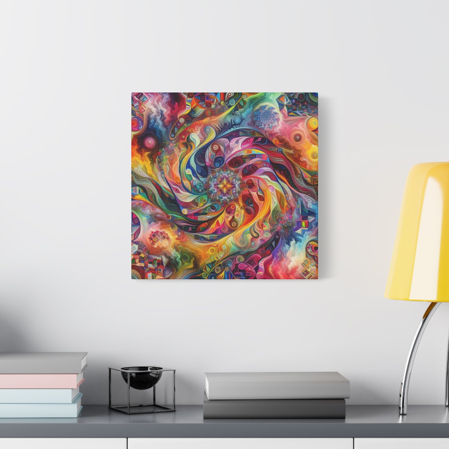 Bunte Spirale von Alabaster Fenton Fields    -Canvas -Wandgemälde