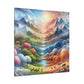 Wald und Berg von Evangeline Fairhurst      -Canvas   -Wandgemälde
