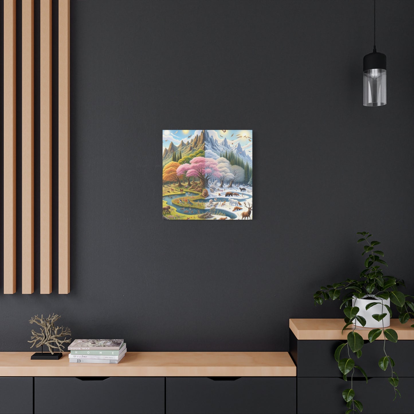 Die vier Jahreszeiten von Augustine Luminare       -Canvas -Wandgemälde