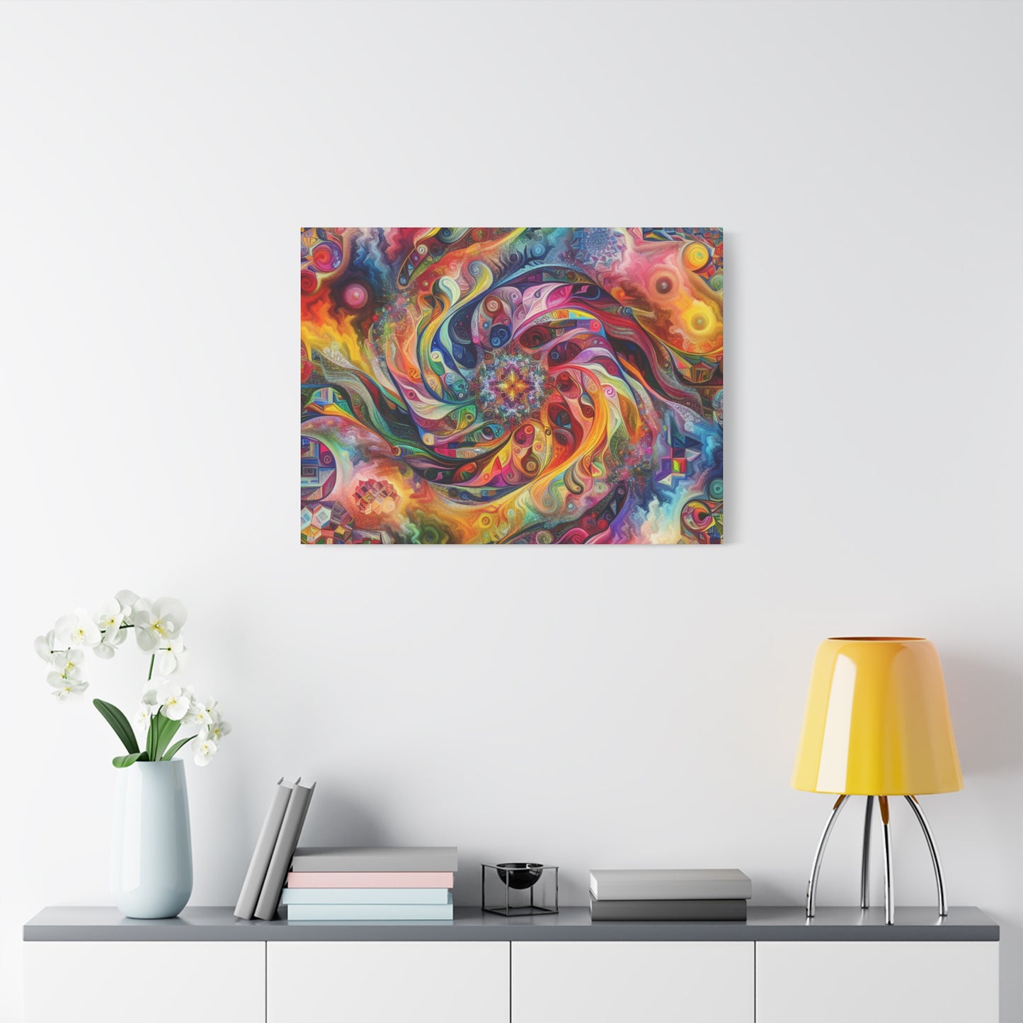 Bunte Spirale von Alabaster Fenton Fields    -Canvas -Wandgemälde