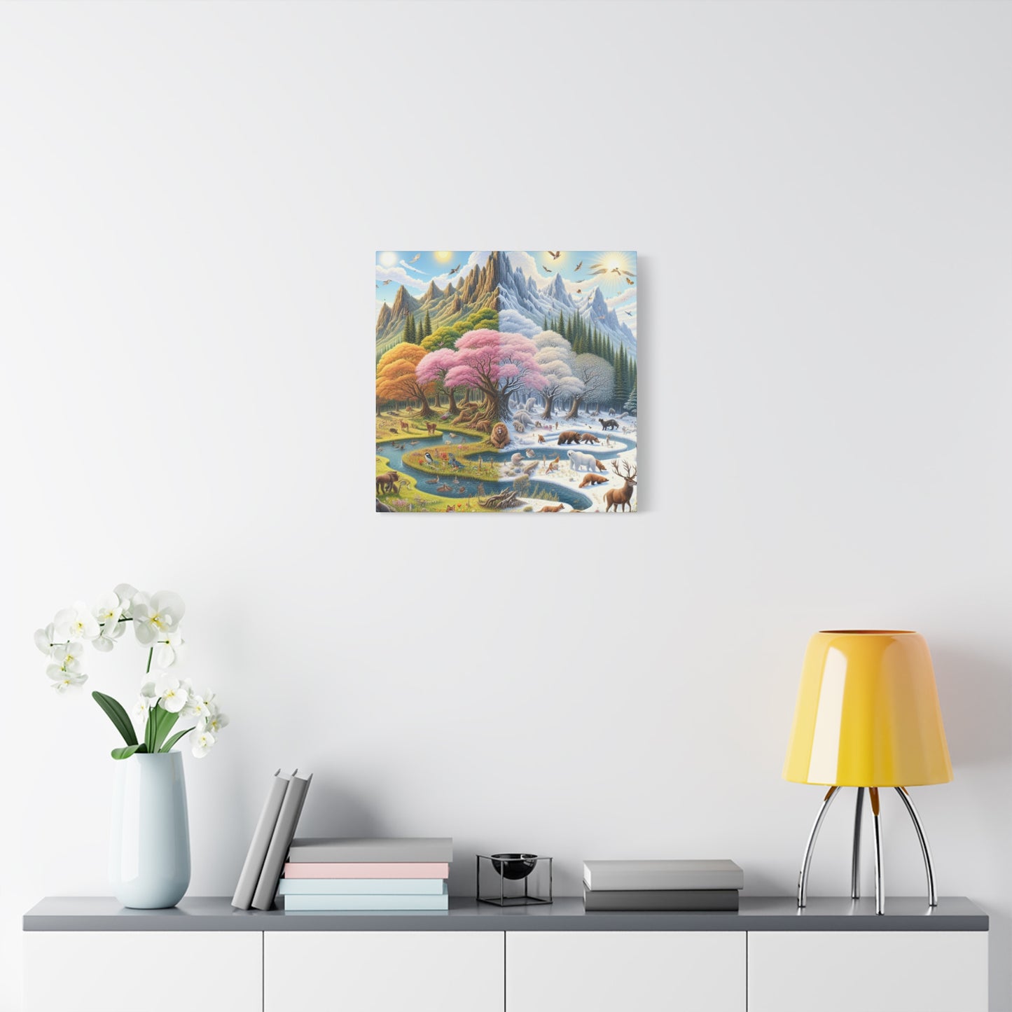 Die vier Jahreszeiten von Augustine Luminare       -Canvas -Wandgemälde