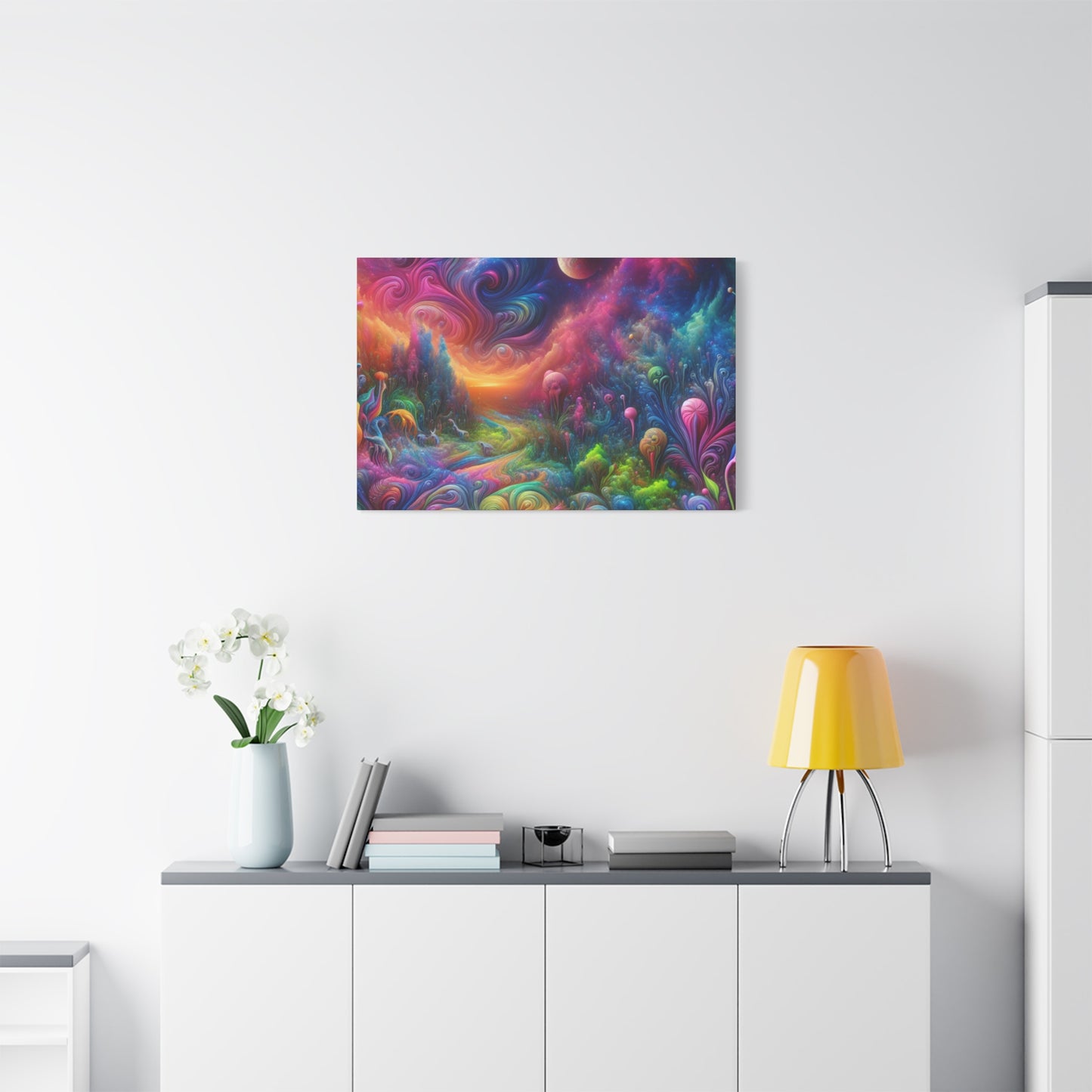 Wandgemälde von Theodore Auburnbrush   -Canvas-   -Trippy Painting-