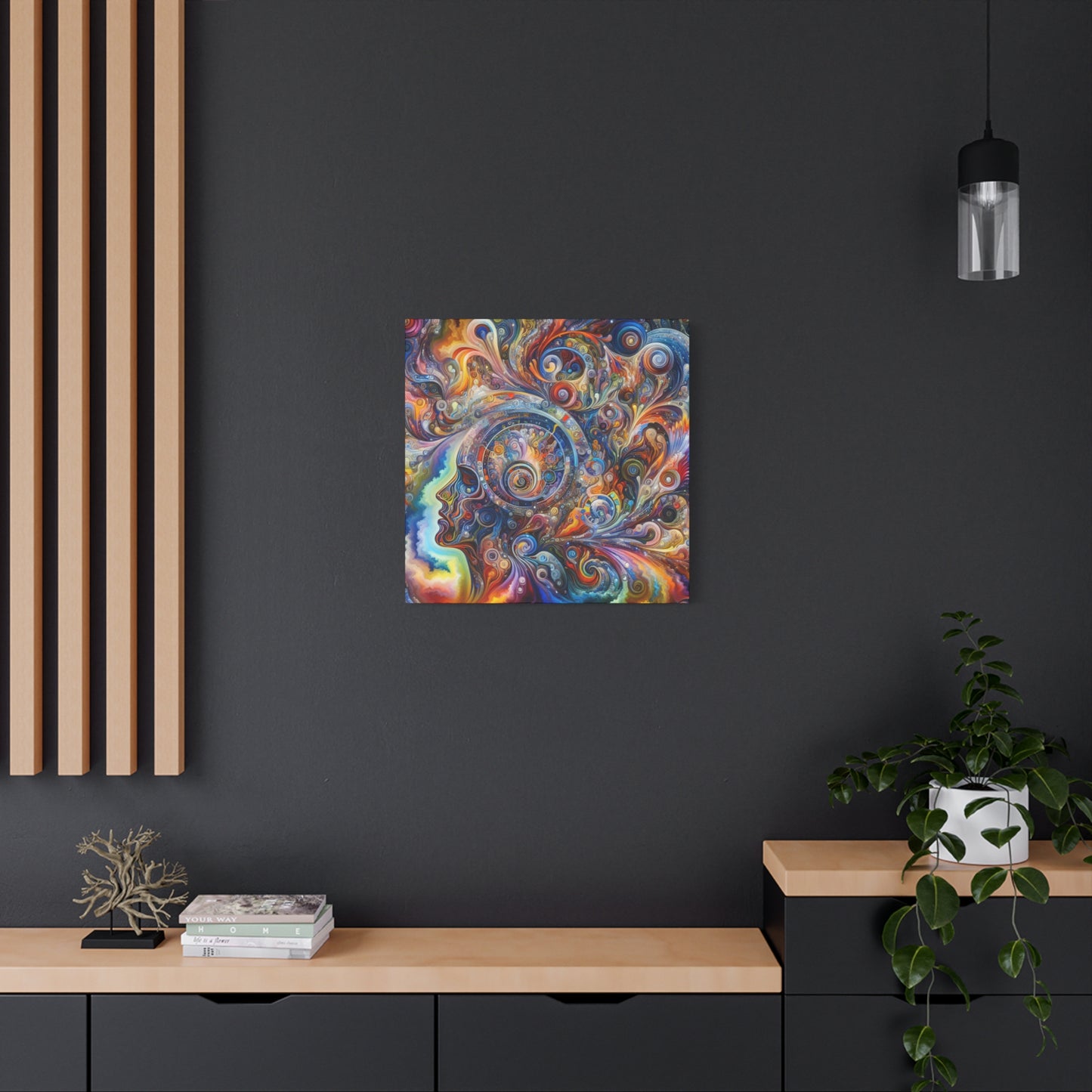 bunter Punk vonTheodore Vanborough Bloomfield     -Canvas