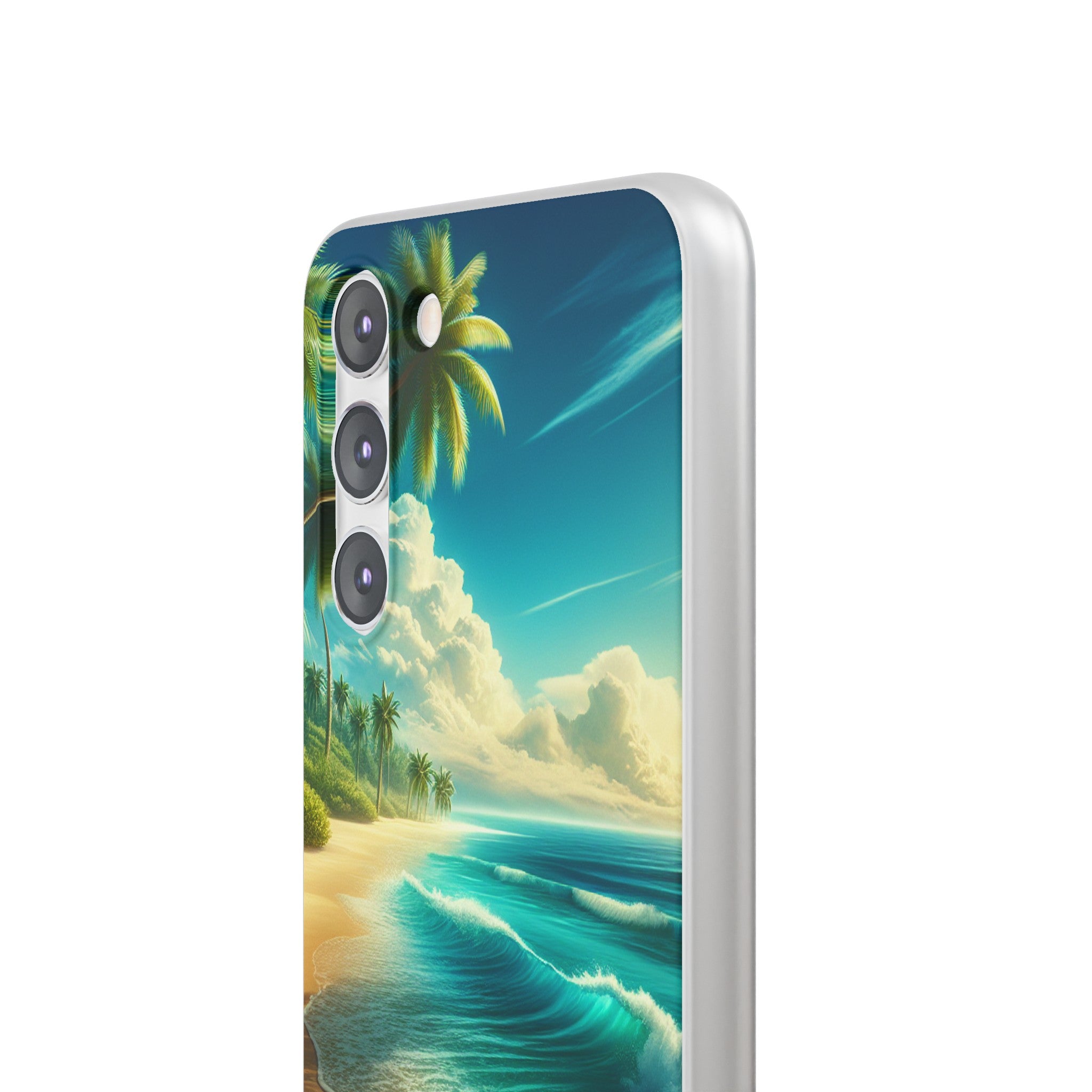 Strandparadies Handy Cover - Für iPhone & Samsung, Tauche ein in die Wellen - Die Inspiration für einen baldigen Urlaub