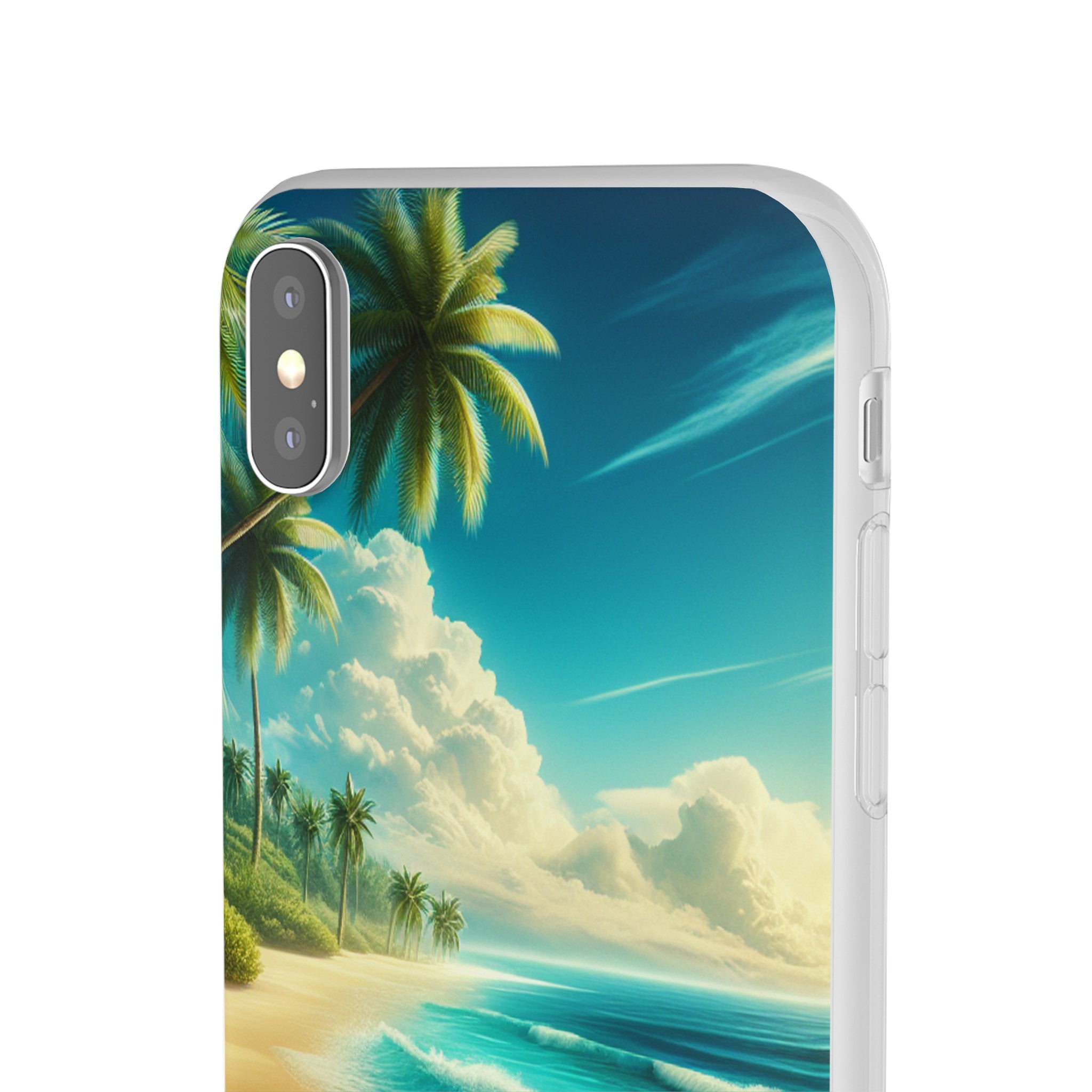 Strandparadies Handy Cover - Für iPhone & Samsung, Tauche ein in die Wellen - Die Inspiration für einen baldigen Urlaub