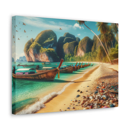 Entdecke die Schönheit Thailands: Atemberaubende Strand- und Meereslandschaften für Dein Zuhause    - Canvas  - Wandbild