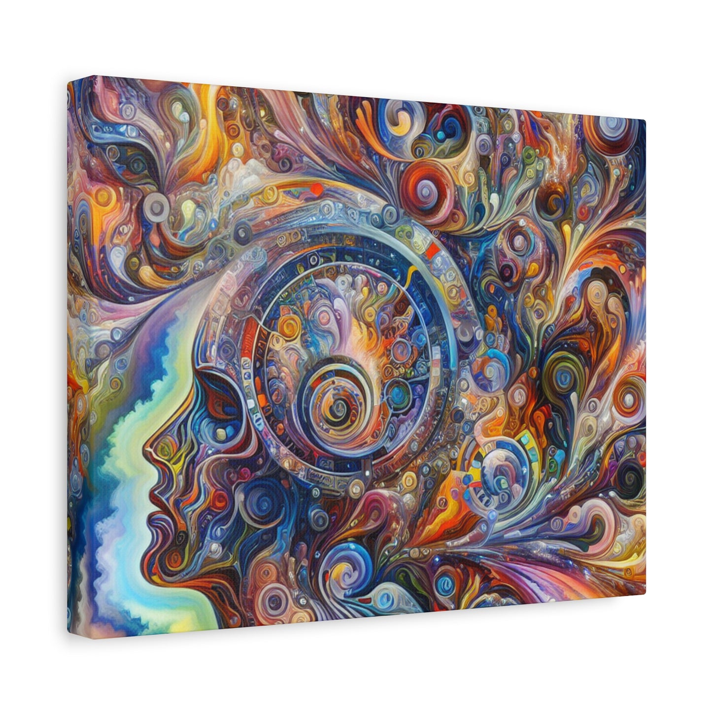 bunter Punk vonTheodore Vanborough Bloomfield     -Canvas