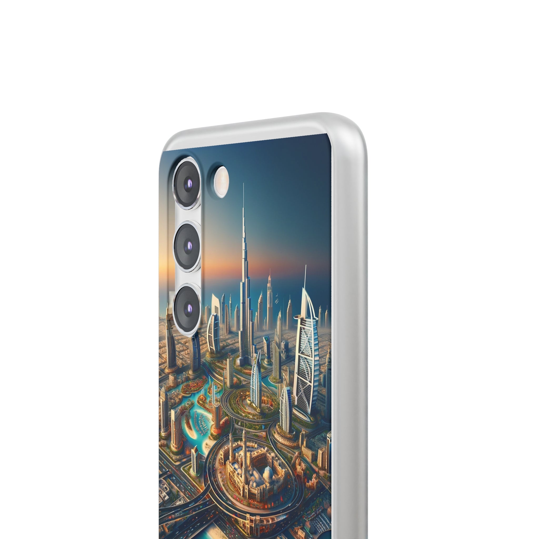 Dubai Dreams: Dein Handy-Cover in luxuriösem Glanz mit dem Design der Wahrzeichen Dubais wie z.B. Burj Khalifa oder dem Burj al Arab!