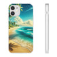 Strandparadies Handy Cover - Für iPhone & Samsung, Tauche ein in die Wellen - Die Inspiration für einen baldigen Urlaub