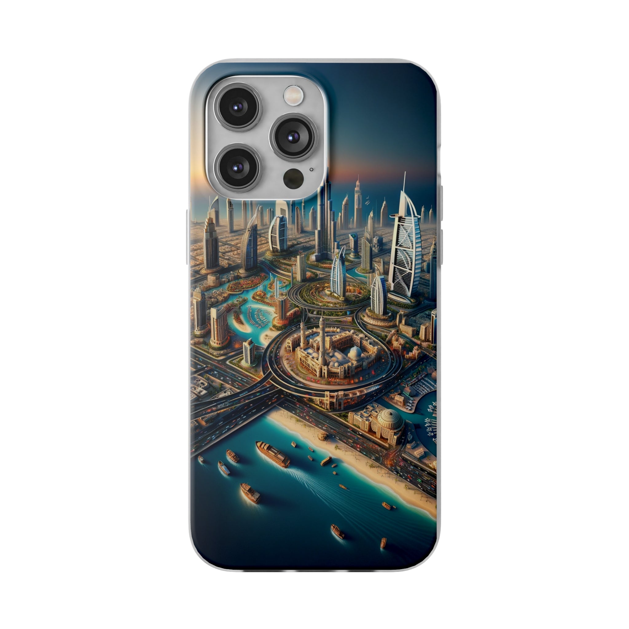 Dubai Dreams: Dein Handy-Cover in luxuriösem Glanz mit dem Design der Wahrzeichen Dubais wie z.B. Burj Khalifa oder dem Burj al Arab!