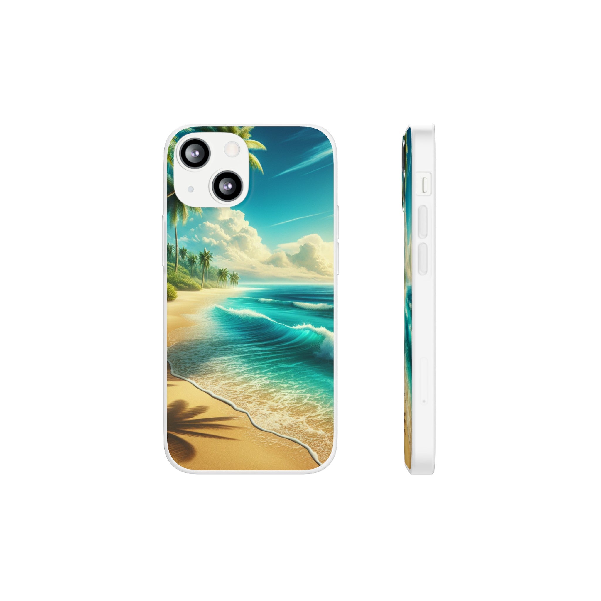 Strandparadies Handy Cover - Für iPhone & Samsung, Tauche ein in die Wellen - Die Inspiration für einen baldigen Urlaub