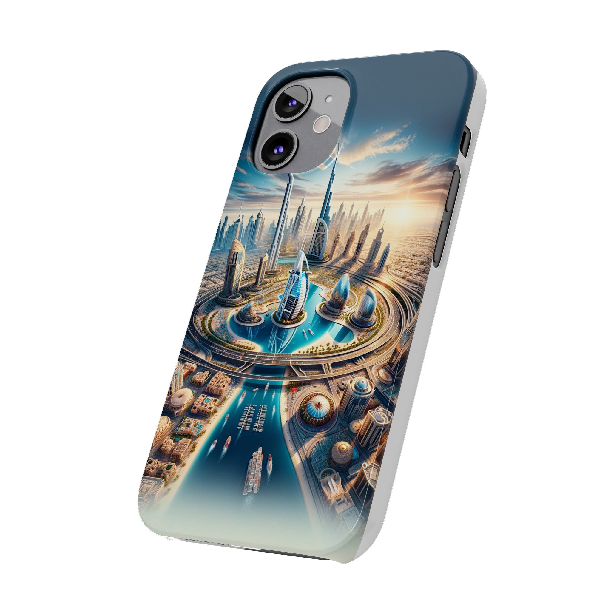 Dubai Dreams: Dein Handy-Cover in luxuriösem Glanz mit dem Design der Wahrzeichen Dubais wie z.B. Burj Khalifa oder dem Burj al Arab!