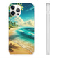 Strandparadies Handy Cover - Für iPhone & Samsung, Tauche ein in die Wellen - Die Inspiration für einen baldigen Urlaub