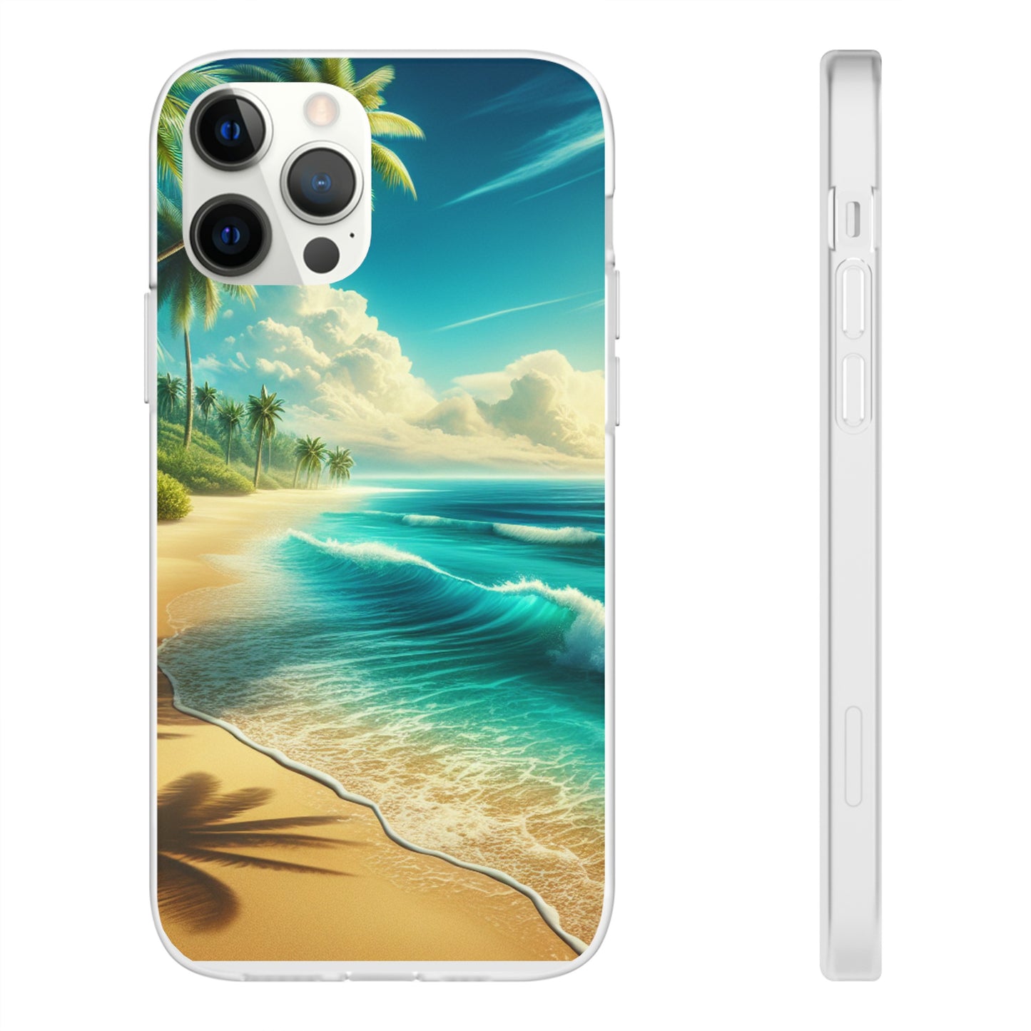 Strandparadies Handy Cover - Für iPhone & Samsung, Tauche ein in die Wellen - Die Inspiration für einen baldigen Urlaub