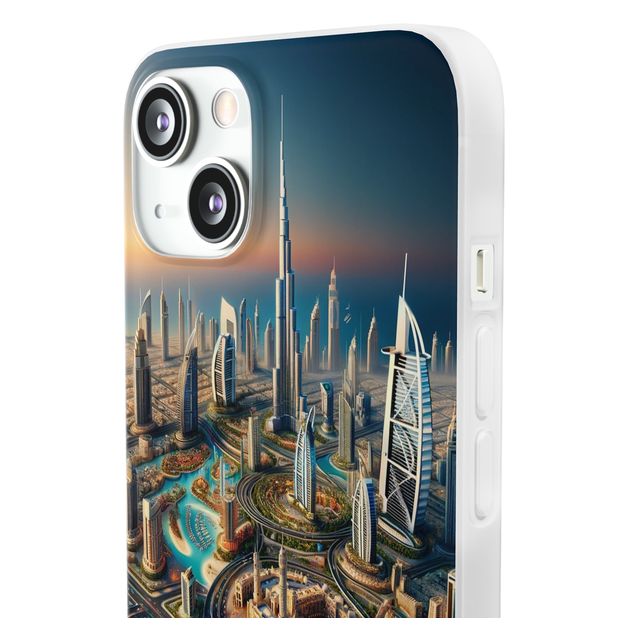 Dubai Dreams: Dein Handy-Cover in luxuriösem Glanz mit dem Design der Wahrzeichen Dubais wie z.B. Burj Khalifa oder dem Burj al Arab!