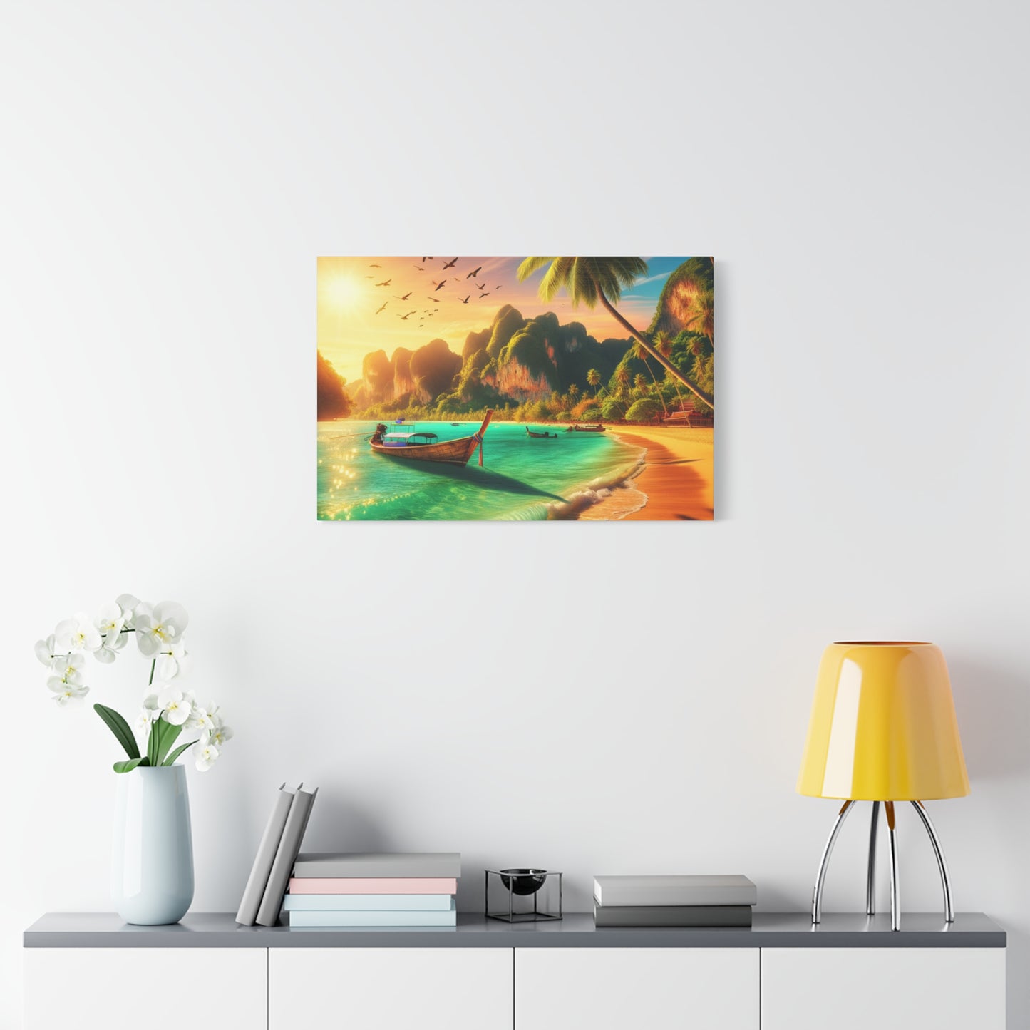 Entdecke die Schönheit Thailands: Atemberaubende Strand- und Meereslandschaften für dein Zuhause       - Canvas  - Wandbild