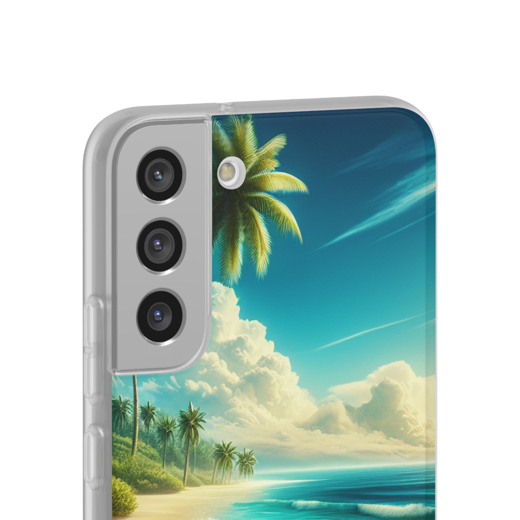 Strandparadies Handy Cover - Für iPhone & Samsung, Tauche ein in die Wellen - Die Inspiration für einen baldigen Urlaub