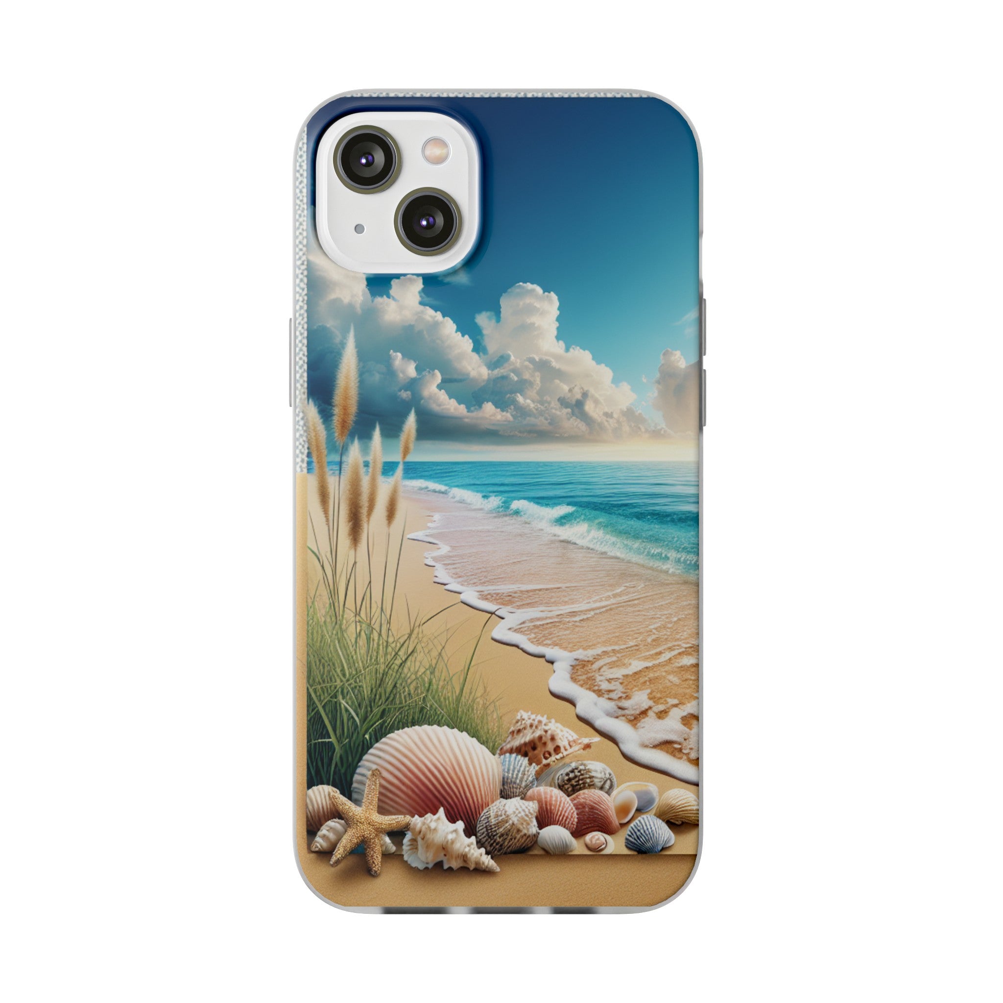 Strandparadies Handy Cover - Für iPhone & Samsung, Tauche ein in die Wellen - Die Inspiration für einen baldigen Urlaub