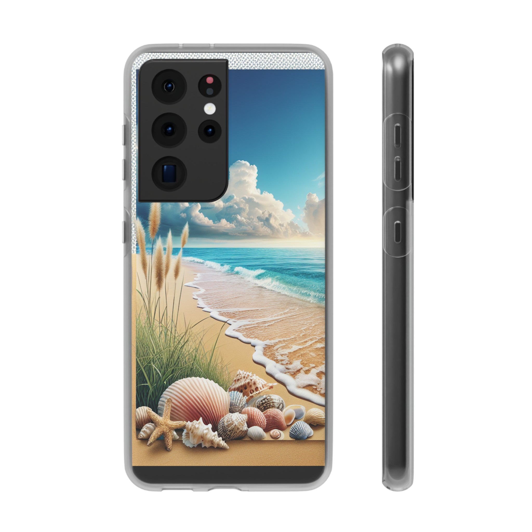 Strandparadies Handy Cover - Für iPhone & Samsung, Tauche ein in die Wellen - Die Inspiration für einen baldigen Urlaub