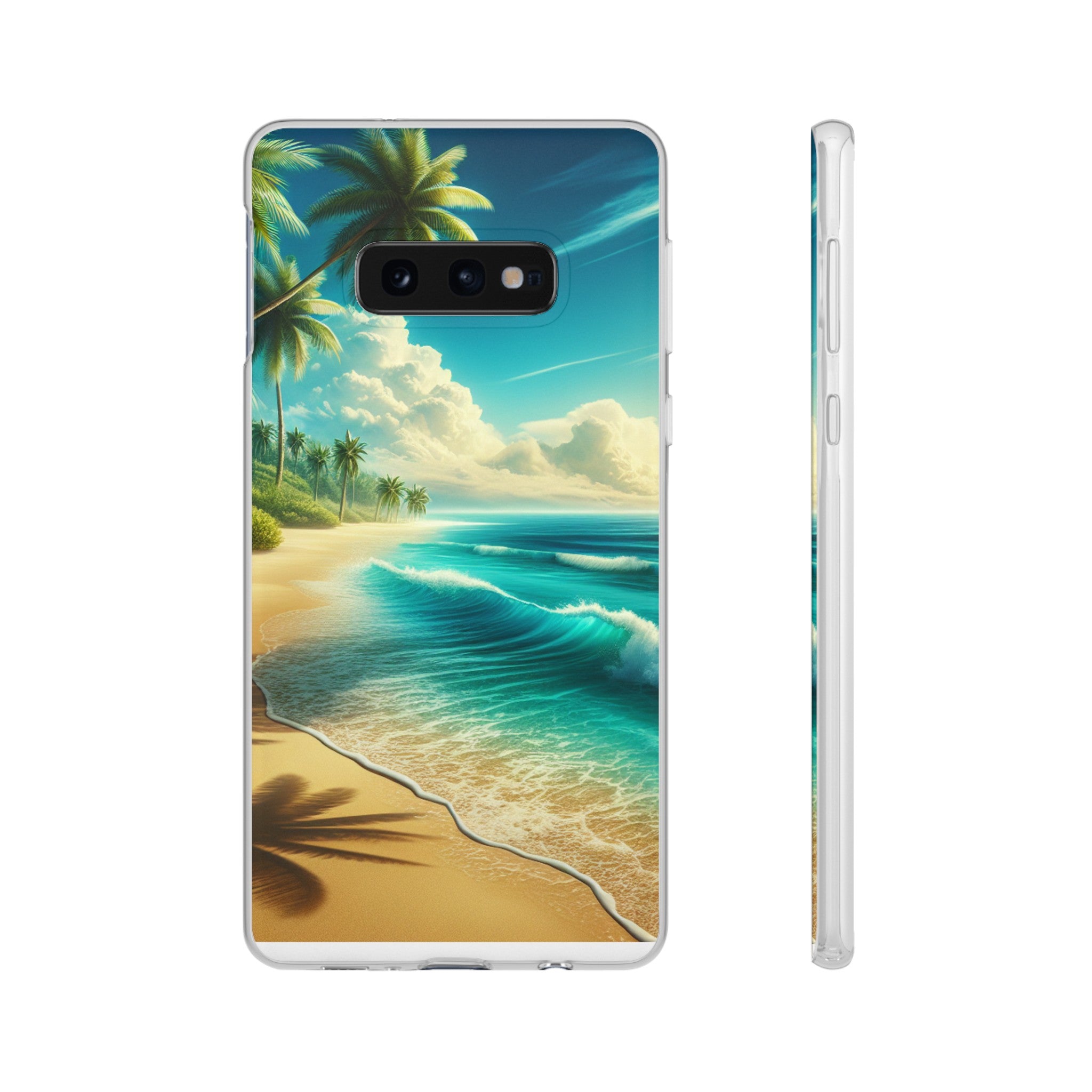 Strandparadies Handy Cover - Für iPhone & Samsung, Tauche ein in die Wellen - Die Inspiration für einen baldigen Urlaub