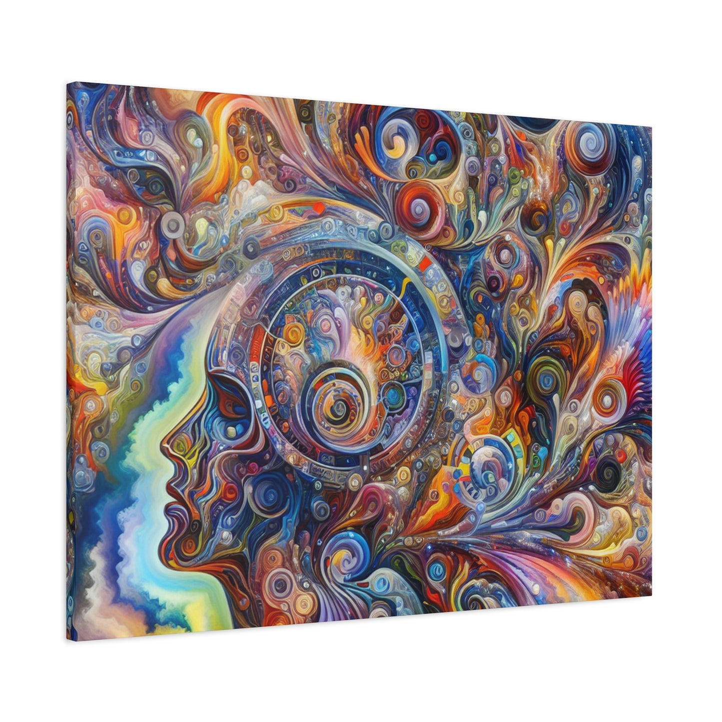 bunter Punk vonTheodore Vanborough Bloomfield     -Canvas