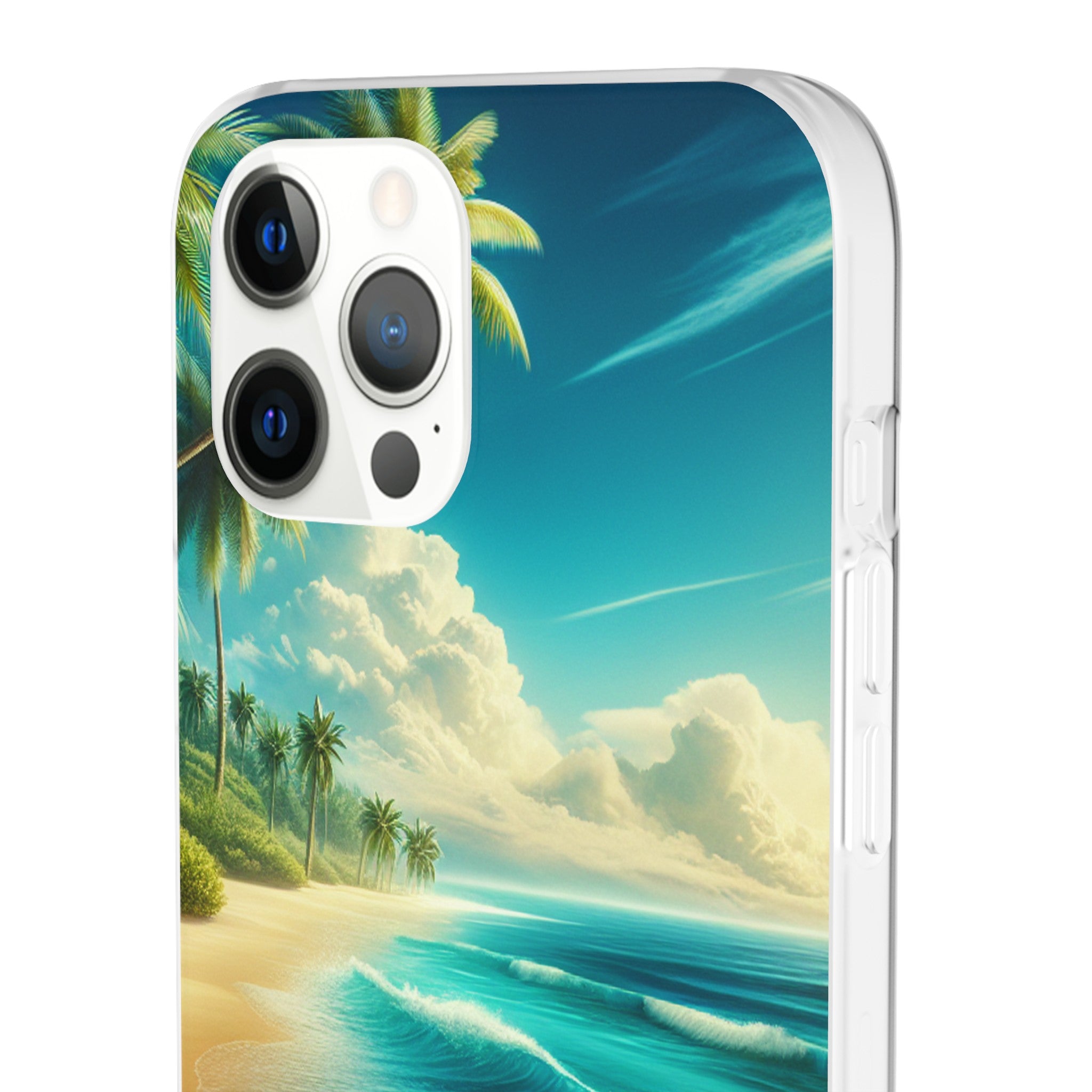 Strandparadies Handy Cover - Für iPhone & Samsung, Tauche ein in die Wellen - Die Inspiration für einen baldigen Urlaub