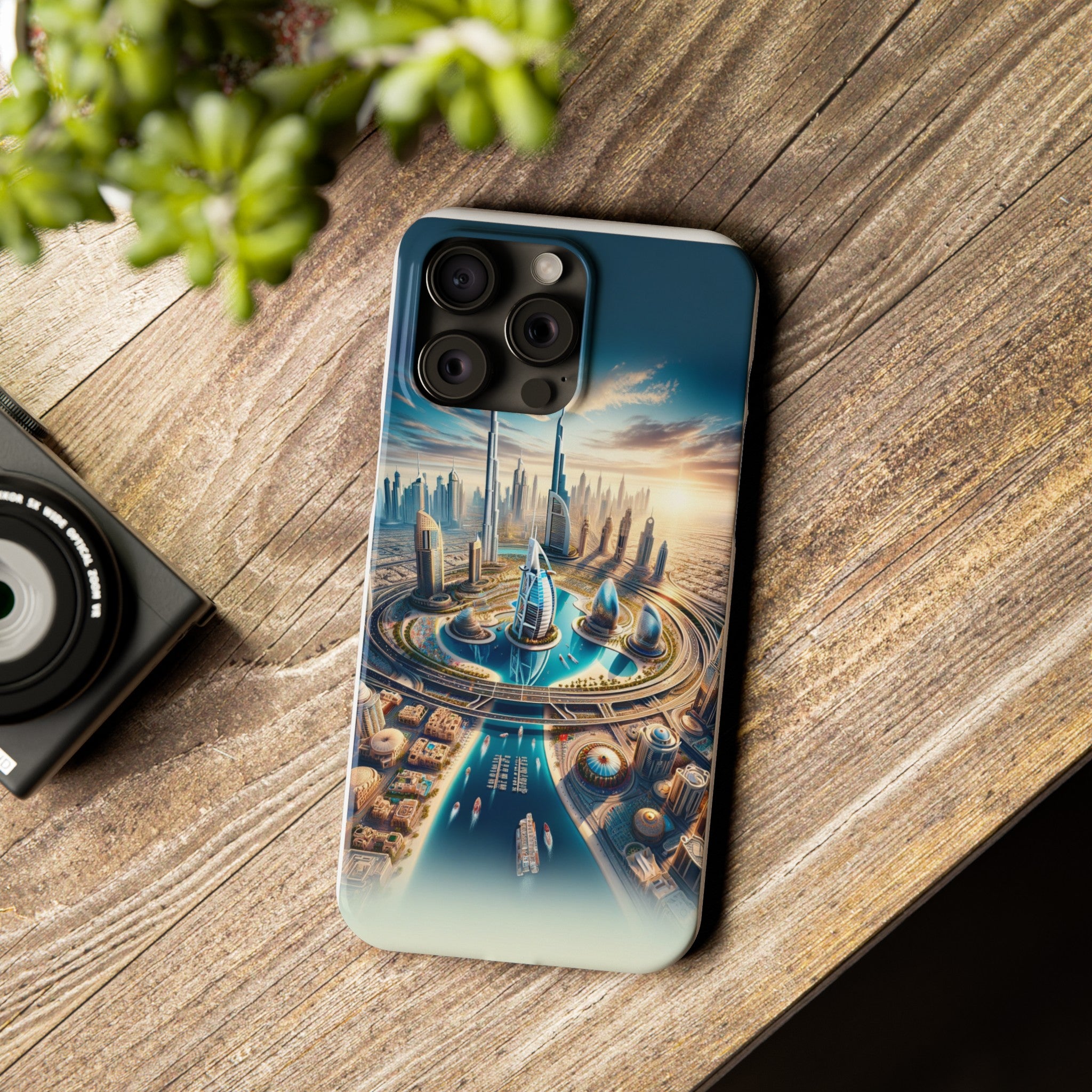 Dubai Dreams: Dein Handy-Cover in luxuriösem Glanz mit dem Design der Wahrzeichen Dubais wie z.B. Burj Khalifa oder dem Burj al Arab!