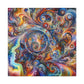 bunter Punk vonTheodore Vanborough Bloomfield     -Canvas