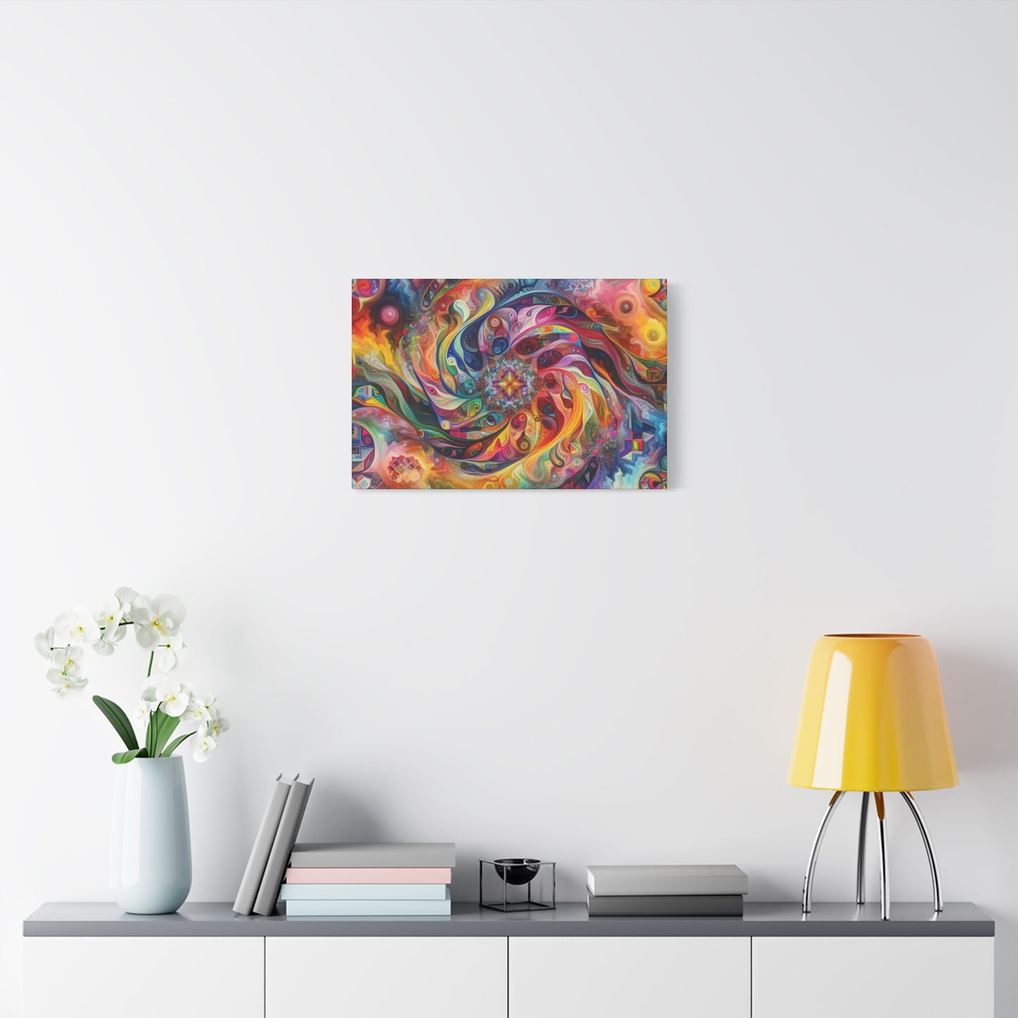 Bunte Spirale von Alabaster Fenton Fields    -Canvas -Wandgemälde