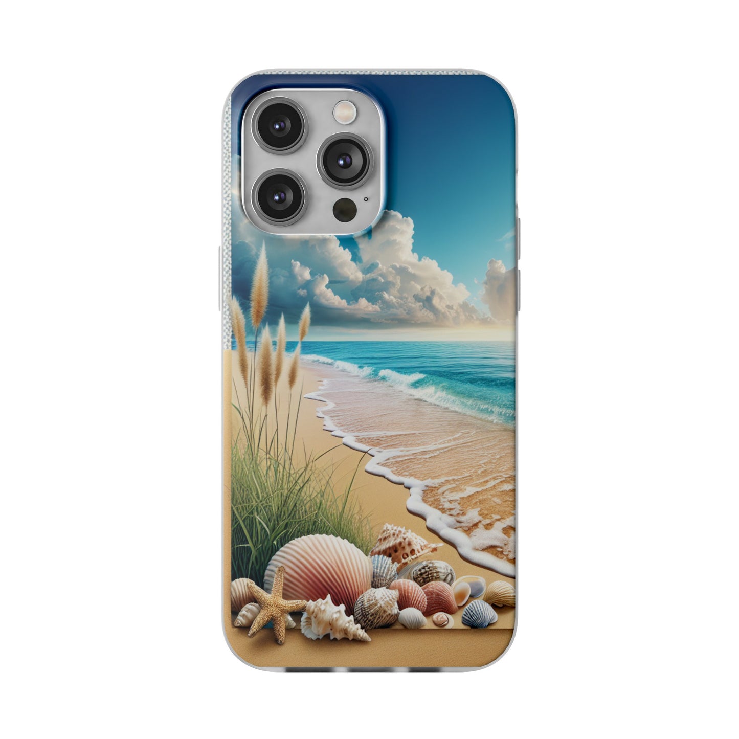Strandparadies Handy Cover - Für iPhone & Samsung, Tauche ein in die Wellen - Die Inspiration für einen baldigen Urlaub