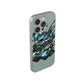 High-Speed Elegance: Sleek Futurism Car-Themed Handy - Cover