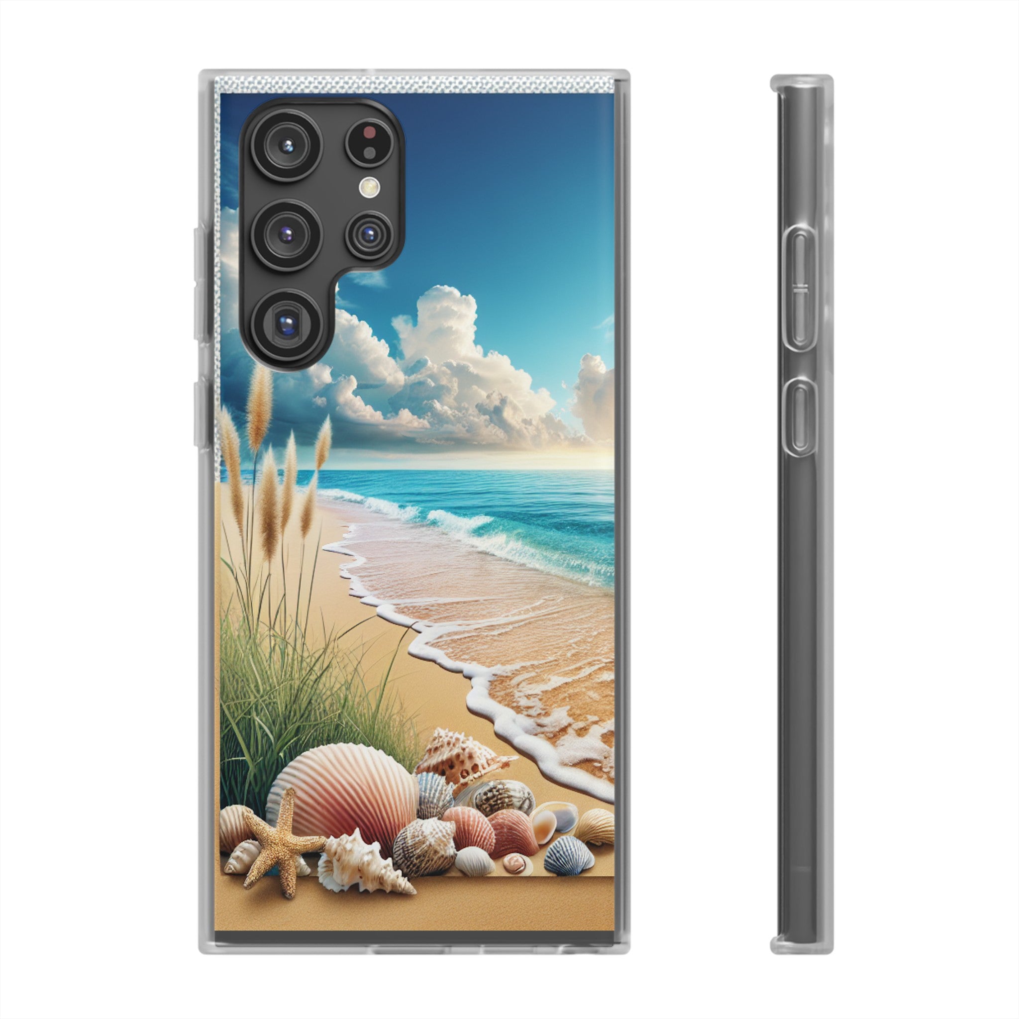 Strandparadies Handy Cover - Für iPhone & Samsung, Tauche ein in die Wellen - Die Inspiration für einen baldigen Urlaub