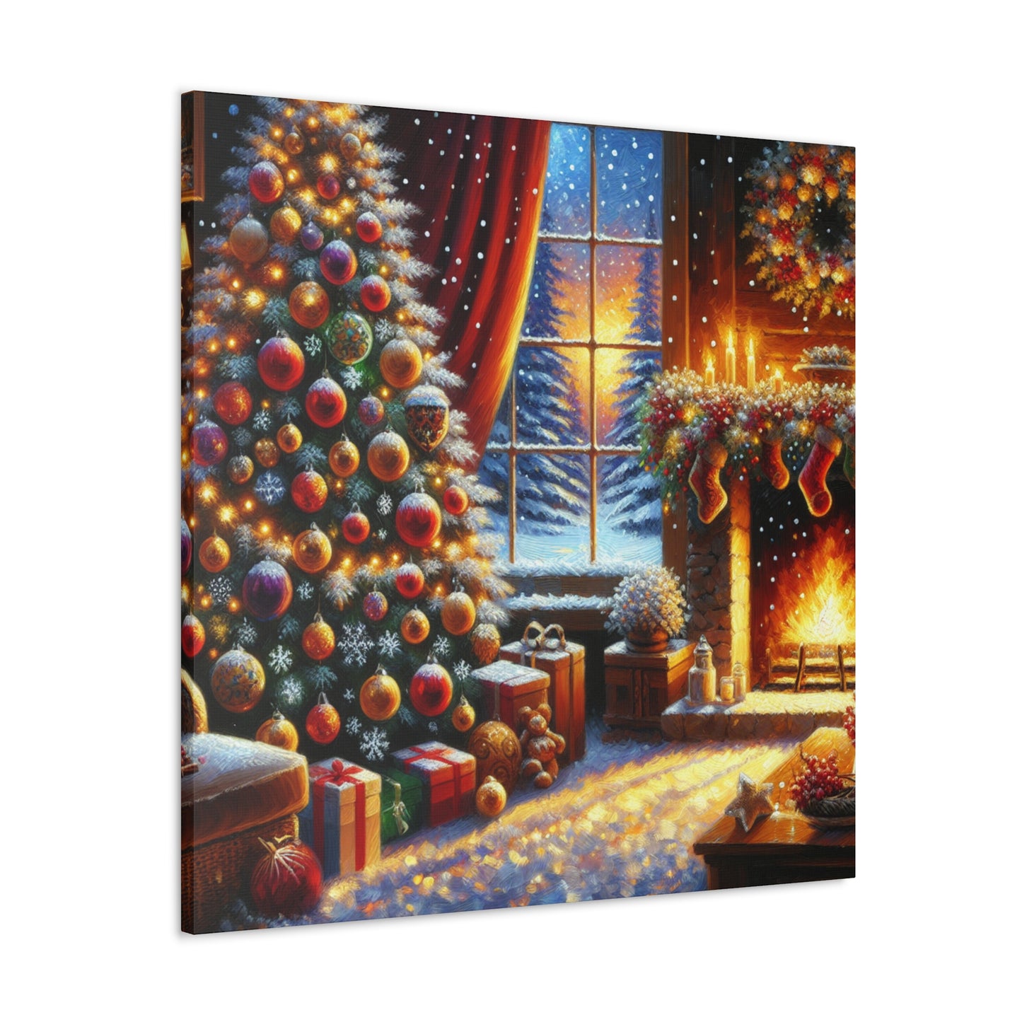 Christmas is coming von "Sebastian Delacroix"   -Canvas -Wandgemälde
