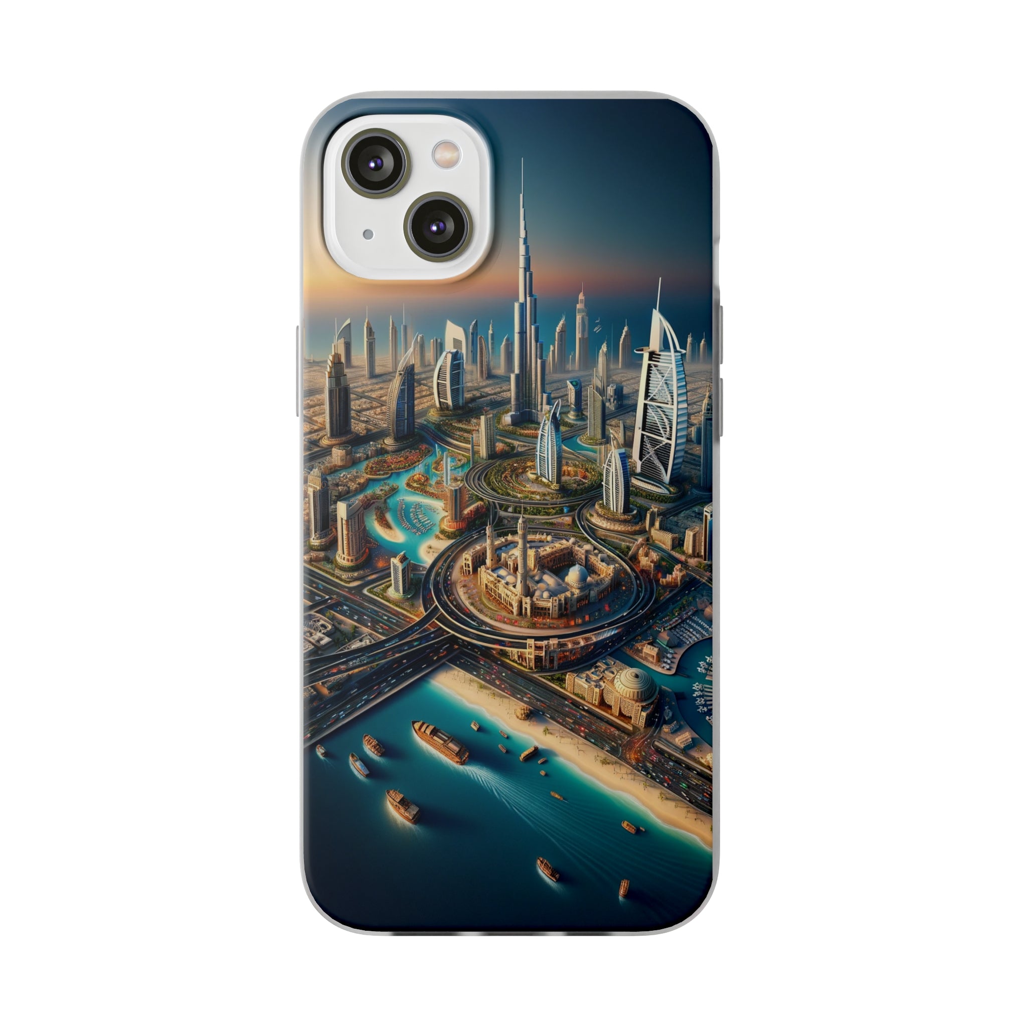 Dubai Dreams: Dein Handy-Cover in luxuriösem Glanz mit dem Design der Wahrzeichen Dubais wie z.B. Burj Khalifa oder dem Burj al Arab!