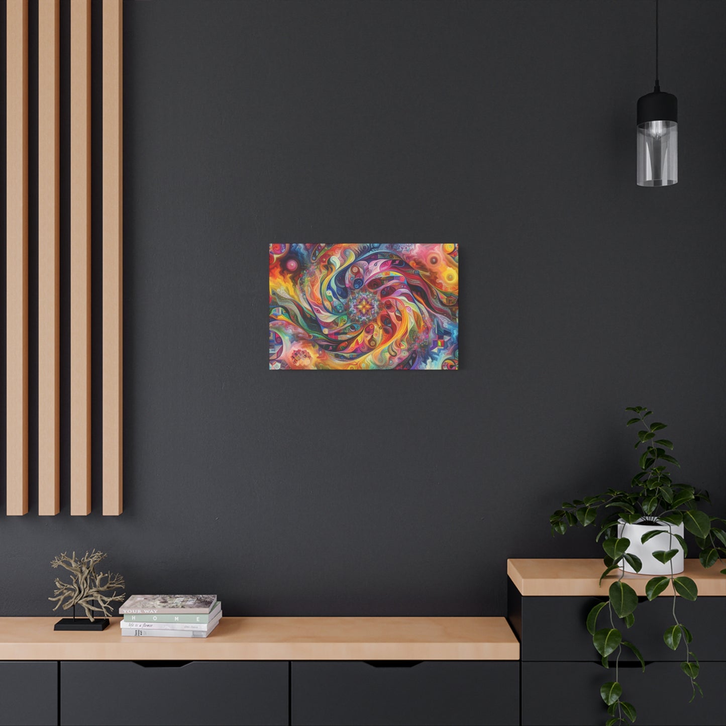 Bunte Spirale von Alabaster Fenton Fields    -Canvas -Wandgemälde