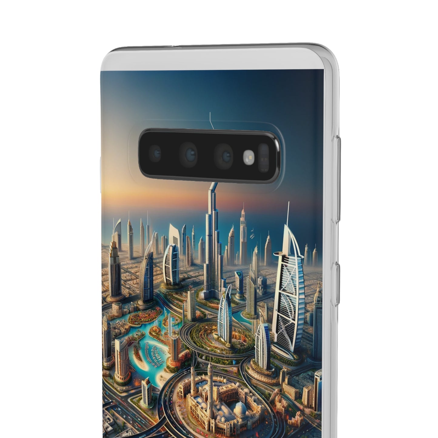 Dubai Dreams: Dein Handy-Cover in luxuriösem Glanz mit dem Design der Wahrzeichen Dubais wie z.B. Burj Khalifa oder dem Burj al Arab!